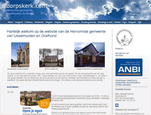Tablet Screenshot of dorpskerk.com